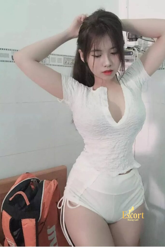 Escort Malay Girl Vietnam girl in white outfit posing for photo, Sally Vietnam Escort KL Escort Girl Service