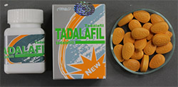 Escort Malay Girl Tadalafil medication bottle, box, and pills KL Escort Girl Service